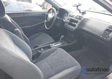 2002 Honda Civic Lx из США, поврежденный, VIN 1HGEM22562L058146